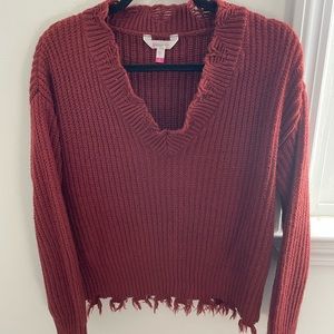 Knit Red Sweater